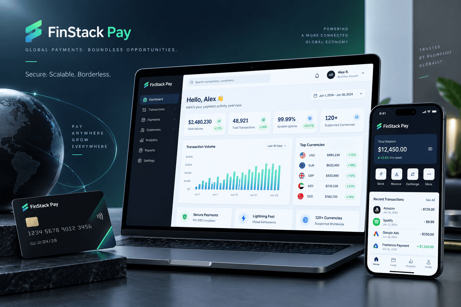 FinStack Secure Multi-Currency Payment Platform